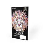 Karc és ütésálló üvegfólia fekete szélekkel iPhone 12 Mini 5D Colorful Premium