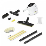 Karcher Kärcher SC 1 EasyFix Hordozható gőztisztító 1200 W Fekete, Fehér