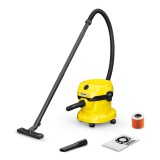 Karcher Kärcher WD 2 Plus V-12/4/18 12 L, 1000 W fekete-sárga nedves és száraz porszívó
