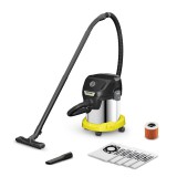 Karcher KWD 3 S V-15/4/20 Vezetékes Száraz Nedves tartályos és Porzsákos Porszívó - Fekete (KWD 3 S V-15/4/20 1.628-448.0)