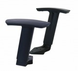 karfa irodai székhez, állítható, fekete, MAYAH