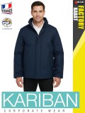 Kariban FACTORY NAVY levehető ujjú férfi télikabát - munkaruha