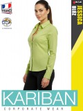 Kariban JESSICA BURNTLIME női hosszúujjú ing blúz - munkaruha
