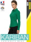 Kariban JESSICA KELLYGREEN női hosszúujjú ing blúz - munkaruha