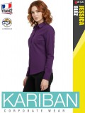 Kariban JESSICA PURPLE női hosszúujjú ing blúz - munkaruha