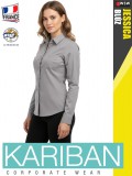 Kariban JESSICA SILVER női hosszúujjú ing blúz - munkaruha