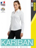 Kariban JESSICA WHITE női hosszúujjú ing blúz - munkaruha