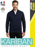 Kariban JUMPER NAVY férfi pulóver - munkaruha