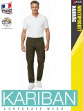 Kariban LIGHTWEIGHT MULTIPOCKET LIGHTKHAKI férfi oldalzsebes deréknadrág - munkaruha