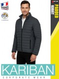 Kariban LIGHTWEIGHT PADDED MARLDARKGREY férfi bélelt kabát - munkaruha