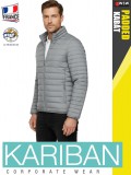 Kariban LIGHTWEIGHT PADDED MARLSILVER férfi bélelt kabát - munkaruha