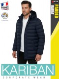 Kariban LIGHTWEIGHT PADDED NAVY férfi bélelt kabát - munkaruha