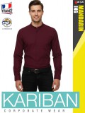 Kariban MANDARIN WINE férfi ing - munkaruha