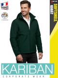 Kariban SOFTSHELL BOTTLE férfi kapucnis softshell kabát - munkaruha