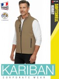 Kariban SOFTSHELL CAMEL férfi technikai softshell mellény - munkaruha