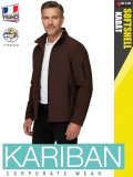 Kariban SOFTSHELL CHOCOLATE férfi technikai kabát - munkaruha