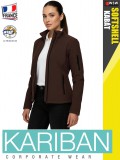 Kariban SOFTSHELL CHOCOLATE női technikai softshell kabát - munkaruha