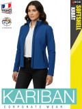 Kariban SOFTSHELL DARKROYAL női technikai softshell kabát - munkaruha