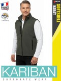 Kariban SOFTSHELL MARLGREEN férfi technikai softshell mellény - munkaruha