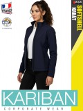 Kariban SOFTSHELL NAVY női technikai softshell kabát - munkaruha