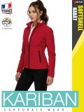 Kariban SOFTSHELL RED női technikai softshell kabát - munkaruha