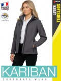 Kariban SOFTSHELL TITANIUM kapucnis női kabát - munkaruha