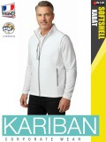 Kariban SOFTSHELL WHITE férfi technikai softshell mellény - munkaruha