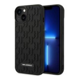 Karl Lagerfeld 3D Monogram Apple iPhone 14 Plus hátlap tok, fekete