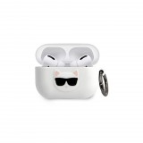 Karl Lagerfeld Apple Airpods Pro szililkon tok, fehér, KLACAPSILCHWH (122838) - Fülhallgató tok