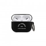 Karl Lagerfeld Apple Airpods Pro szililkon tok, fekete, KLACAPSILRSGBK (122840) - Fülhallgató tok