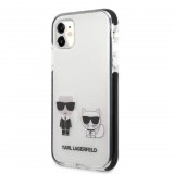 Karl Lagerfeld Apple iPhone 11 Karl et Choupette fehér tok (KLHCN61TPEKCW) (KLHCN61TPEKCW) - Telefontok