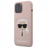 Karl Lagerfeld Apple iPhone 12 Pro Max tok rózsaszín (KLHCP12LSLKHLP) (KLHCP12LSLKHLP) - Telefontok