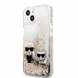 Karl Lagerfeld Apple Iphone 13 Karl et Choupette arany tok (KLHCP13MGKCD) (KLHCP13MGKCD) - Telefontok