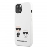 Karl Lagerfeld Apple Iphone 13 Karl et Choupette fehér tok (KLHCP13MSSKCW) (KLHCP13MSSKCW) - Telefontok