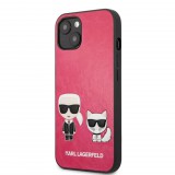 Karl Lagerfeld Apple Iphone 13 Karl et Choupette pink-fekete tok (KLHCP13MPCUSKCP) (KLHCP13MPCUSKCP) - Telefontok