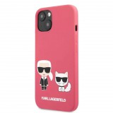 Karl Lagerfeld Apple Iphone 13 Karl et Choupette pink tok (KLHCP13MSSKCP) (KLHCP13MSSKCP) - Telefontok