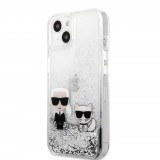 Karl Lagerfeld Apple Iphone 13 Mini Karl et Choupette ezüst tok (KLHCP13SGKCS) (KLHCP13SGKCS) - Telefontok