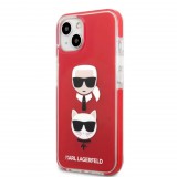 Karl Lagerfeld Apple Iphone 13 Mini Karl et Choupette piros tok (KLHCP13STPE2TR) (KLHCP13STPE2TR) - Telefontok