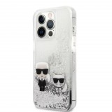 Karl Lagerfeld Apple Iphone 13 Pro Karl et Choupette ezüst tok (KLHCP13MGCFS) (karlKLHCP13MGCFS) - Telefontok