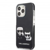 Karl Lagerfeld Apple Iphone 13 Pro Karl et Choupette fekete tok (KLHCP13LTPEKCK) (KLHCP13LTPEKCK) - Telefontok