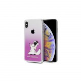 Karl Lagerfeld Apple iPhone XS Max szilikon tok pink-fehér (KLHCI65CFNRCPI) (KLHCI65CFNRCPI) - Telefontok