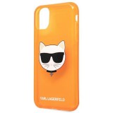 Karl Lagerfeld Choupette Apple iPhone 11 tok narancssárga (KLHCN61CHTRO) (KLHCN61CHTRO) - Telefontok