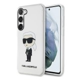 Karl Lagerfeld Ikonik Samsung Galaxy S23+, szilikon tok, átlátszó