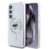 Karl Lagerfeld IML Choupette Head MagSafe tok Samsung Galaxy S25+ készülékhez áttetsző