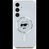 Karl Lagerfeld IML Choupette Head Samsung Galaxy S25+ átlátszó MagSafe tok (KLHMS25MHLSCHH)