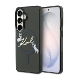 Karl Lagerfeld IML Choupette Magnetic Samsung Galaxy S26 hátlapvédő tok fekete (KLHMS26S5HKSCAK)