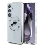 Karl Lagerfeld IML K&CH Heads MagSafe Samsung S936 Galaxy S25 Plus hátlapvédő tok átlátszó (KLHMS25MHLSKCH)