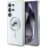 Karl Lagerfeld IML K&CH Heads MagSafe Samsung S938 Galaxy S25 Ultra hátlapvédő tok átlátszó (KLHMS25LHLSKCH)