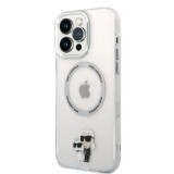 Karl Lagerfeld IML Karl and Choupette MagSafe tok iPhone 13 Pro Max készülékhez átlátszó