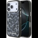Karl Lagerfeld IML Leopard MagSafe hátlapi, iPhone 17 Pro modellhez, Grey (KLHMP17LHDLEOICK)